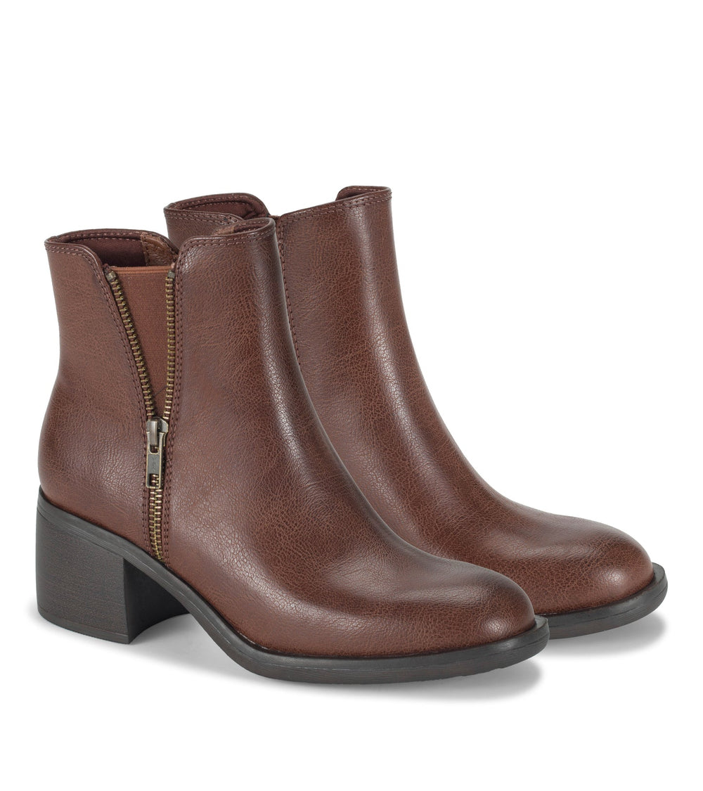 Avery Block Heel Bootie Oak - Women