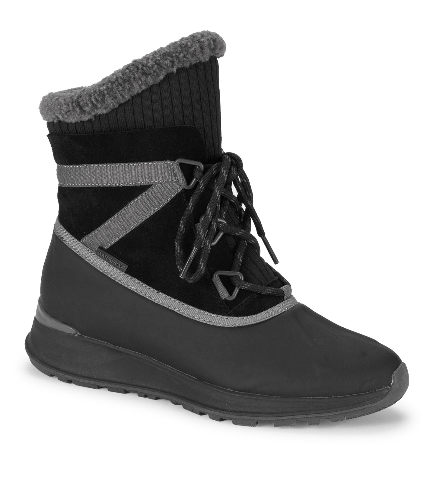 Bandie Waterproof Cold Weather Boot Black Suede - Women