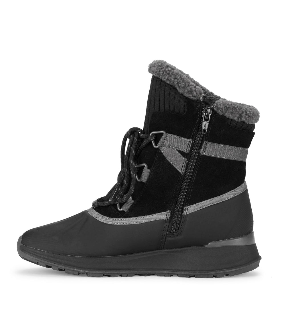 Bandie Waterproof Cold Weather Boot Black Suede - Women