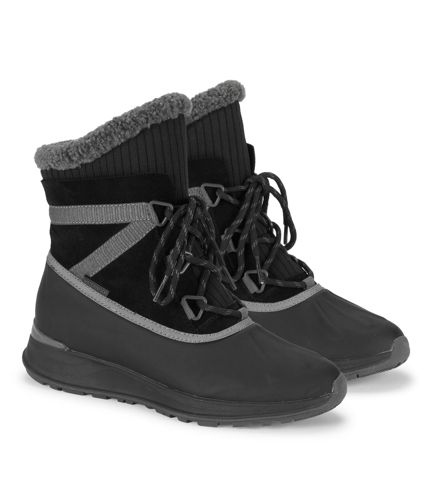 Bandie Waterproof Cold Weather Boot Black Suede - Women