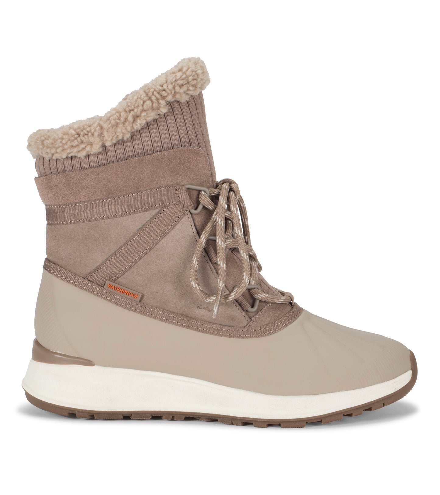 Bandie Waterproof Cold Weather Boot Taupe Suede - Women
