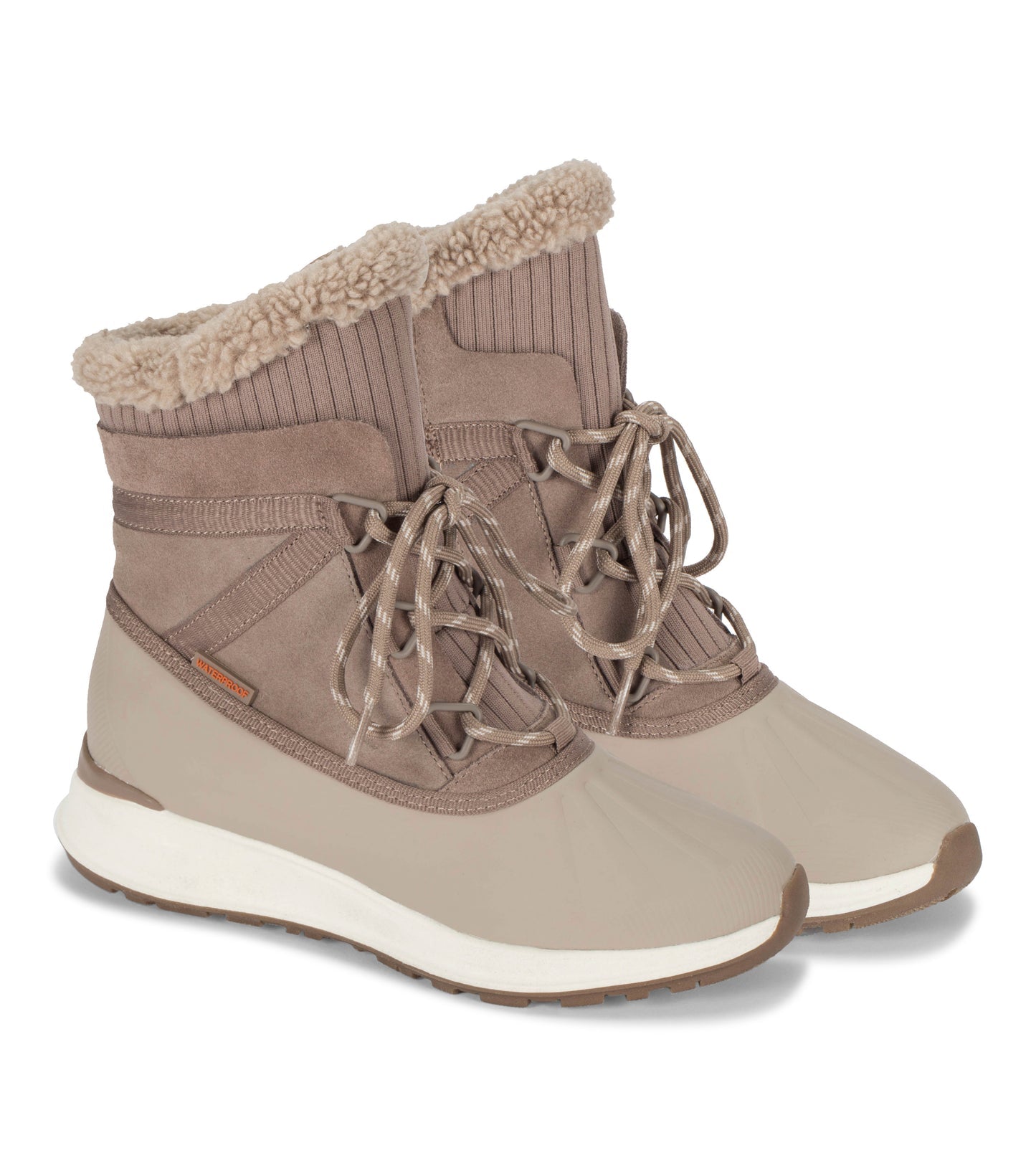 Bandie Waterproof Cold Weather Boot Taupe Suede - Women