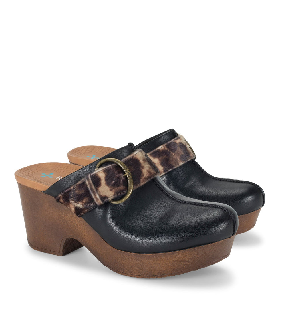 Belita Clog Black/Brown - Women