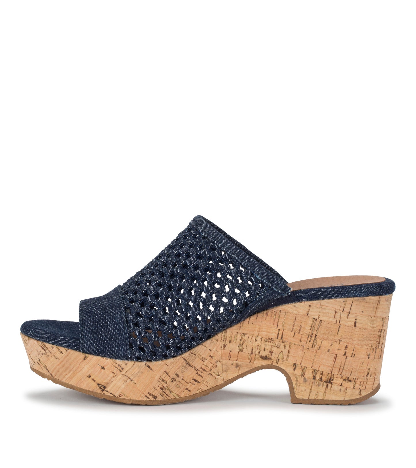 Bethie Wedge Sandal Dark Denim - Women