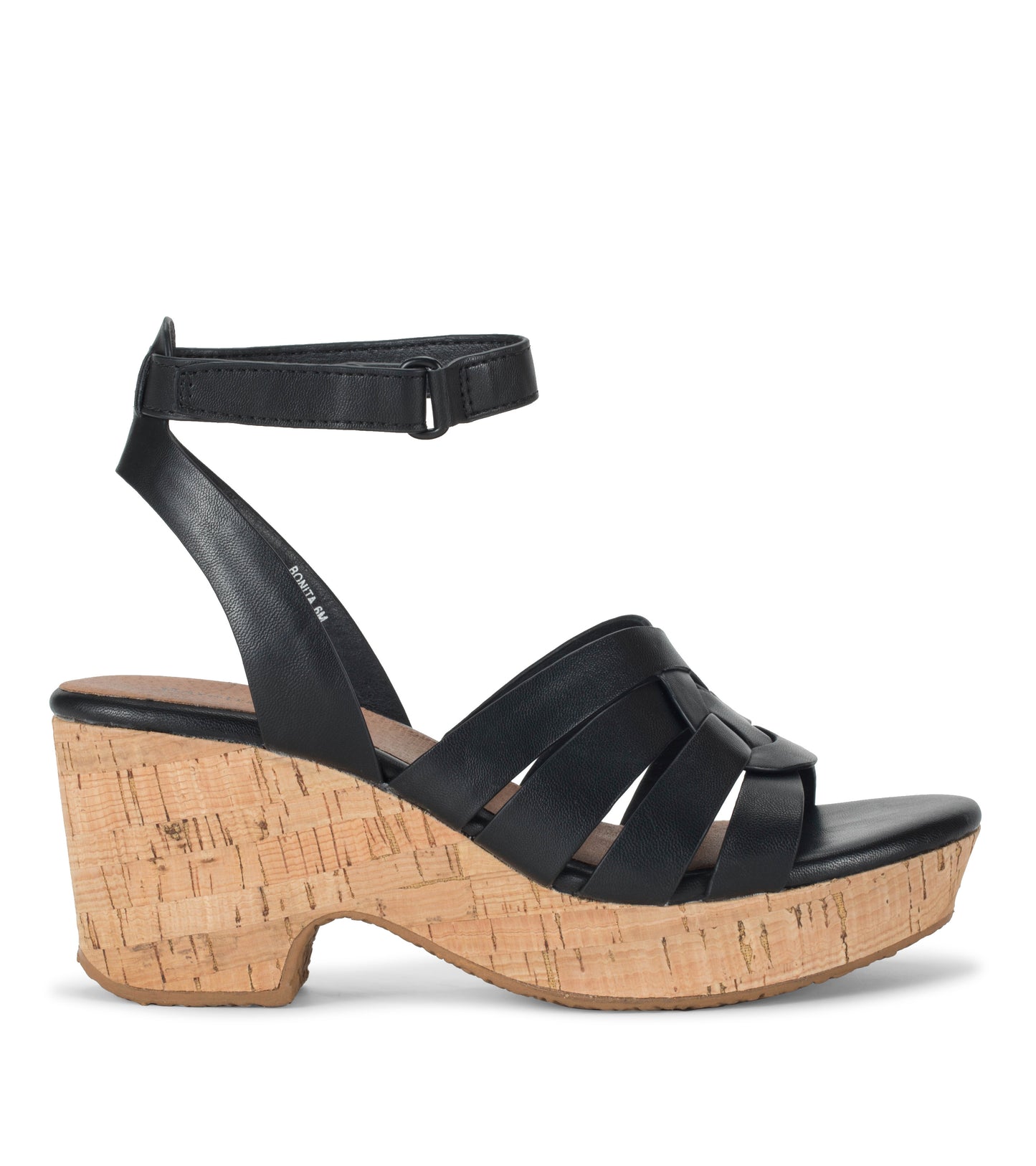 Bonita Wedge Sandal Black - Women