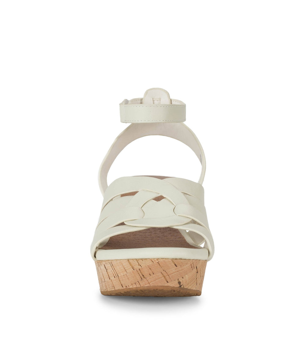 Bonita Wedge Sandal Cream - Women