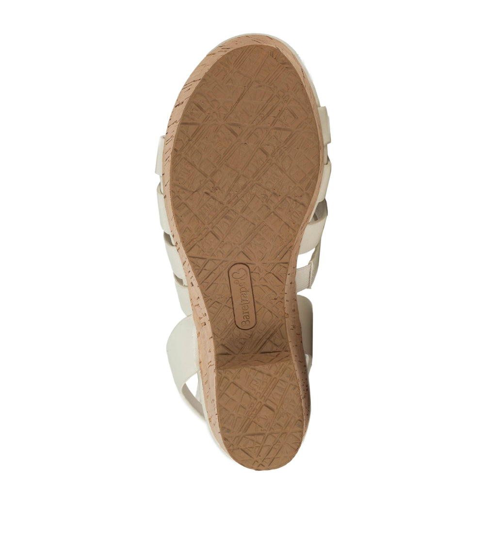Bonita Wedge Sandal Cream - Women