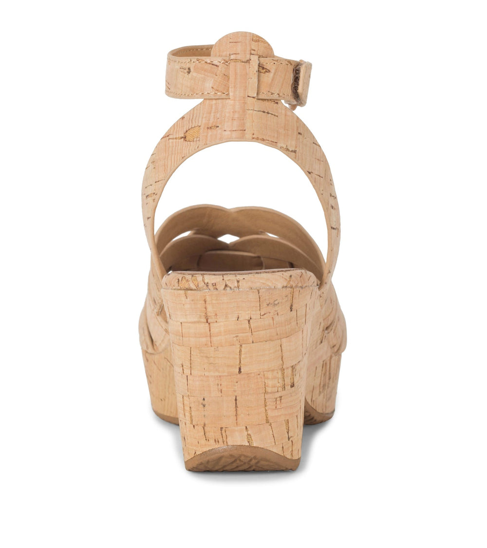 Bonita Wedge Sandal Natural Cork - Women