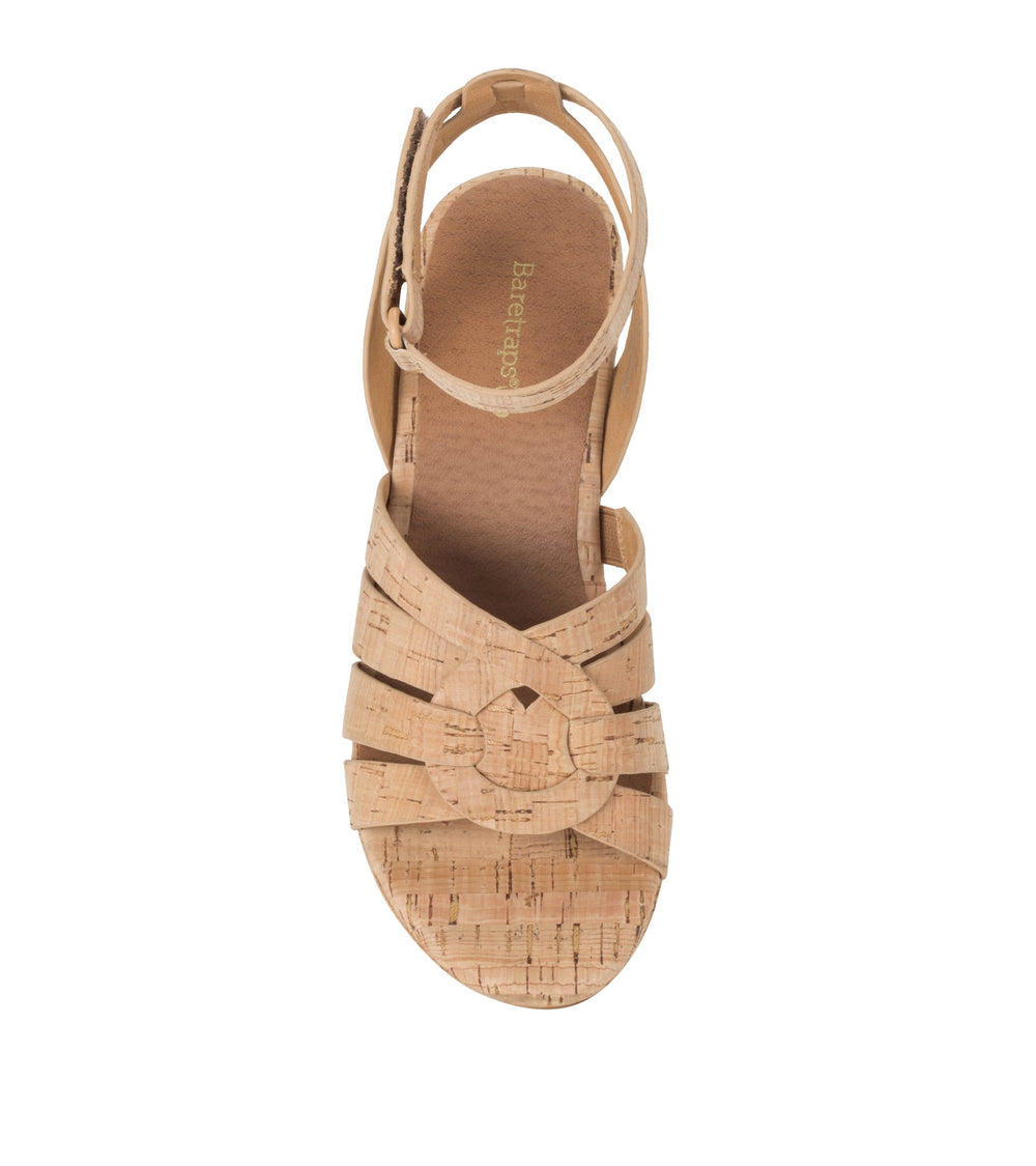 Bonita Wedge Sandal Natural Cork - Women