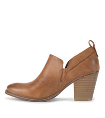 Caroline Ankle Bootie Cognac - Women