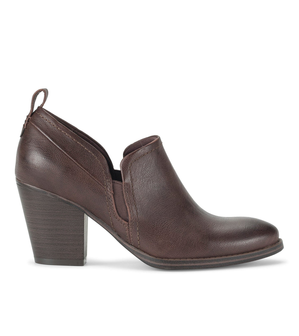 Caroline Ankle Bootie Dark Brown - Women