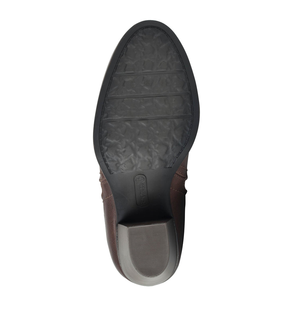 Caroline Ankle Bootie Dark Brown - Women