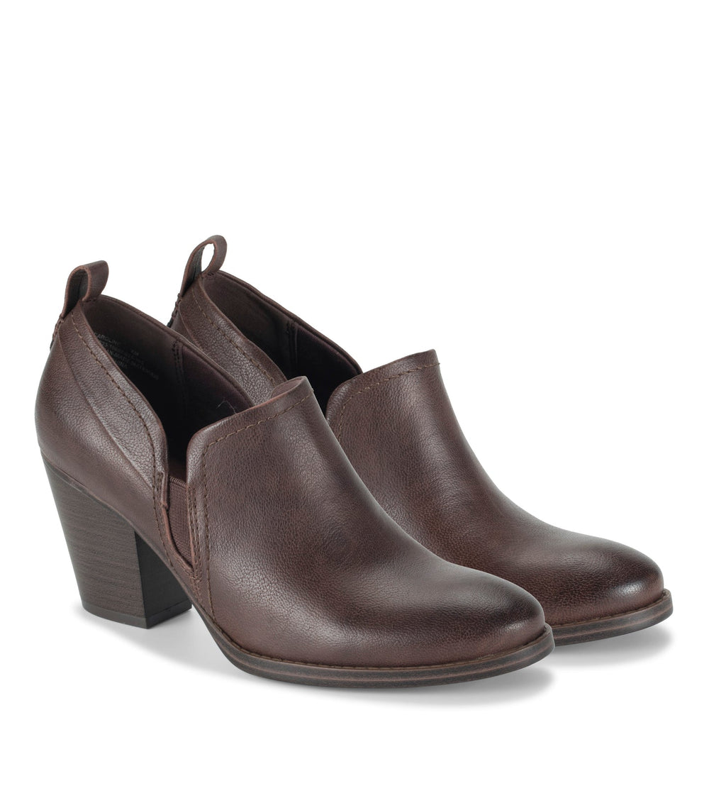 Caroline Ankle Bootie Dark Brown - Women