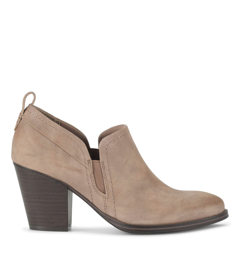 Caroline Ankle Bootie Light Mushroom - Women