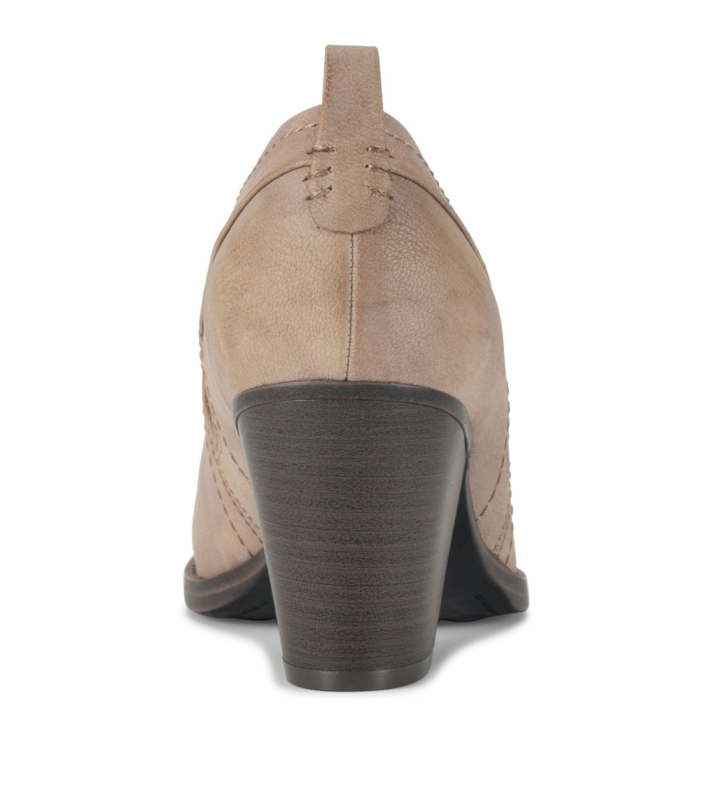 Caroline Ankle Bootie Light Mushroom - Women