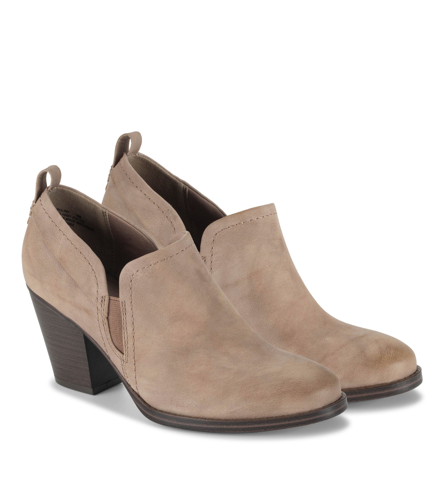 Caroline Ankle Bootie Light Mushroom - Women