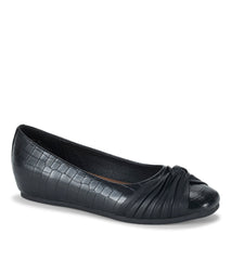 Chainey Casual Flat Black Croco - Women