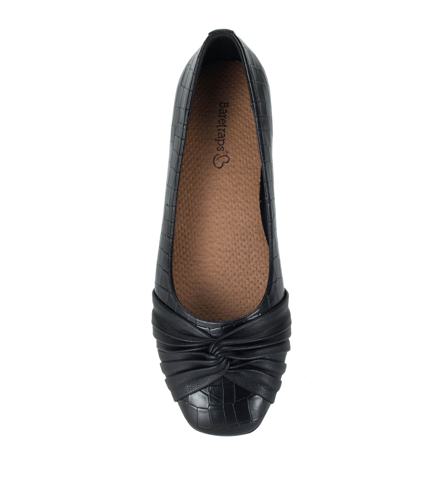 Chainey Casual Flat Black Croco - Women