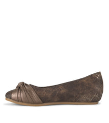Chainey Casual Flat Taupe Metallic - Women
