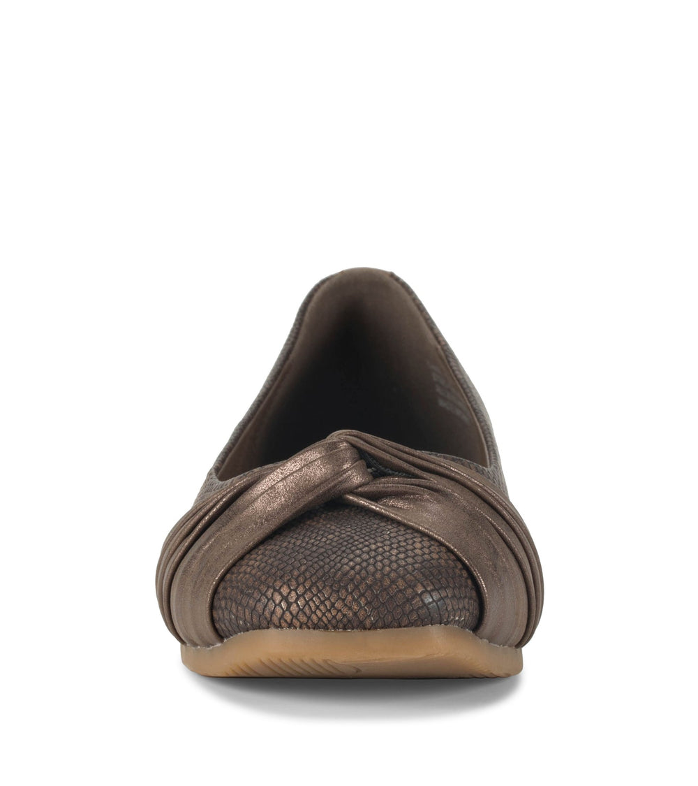Chainey Casual Flat Taupe Metallic - Women