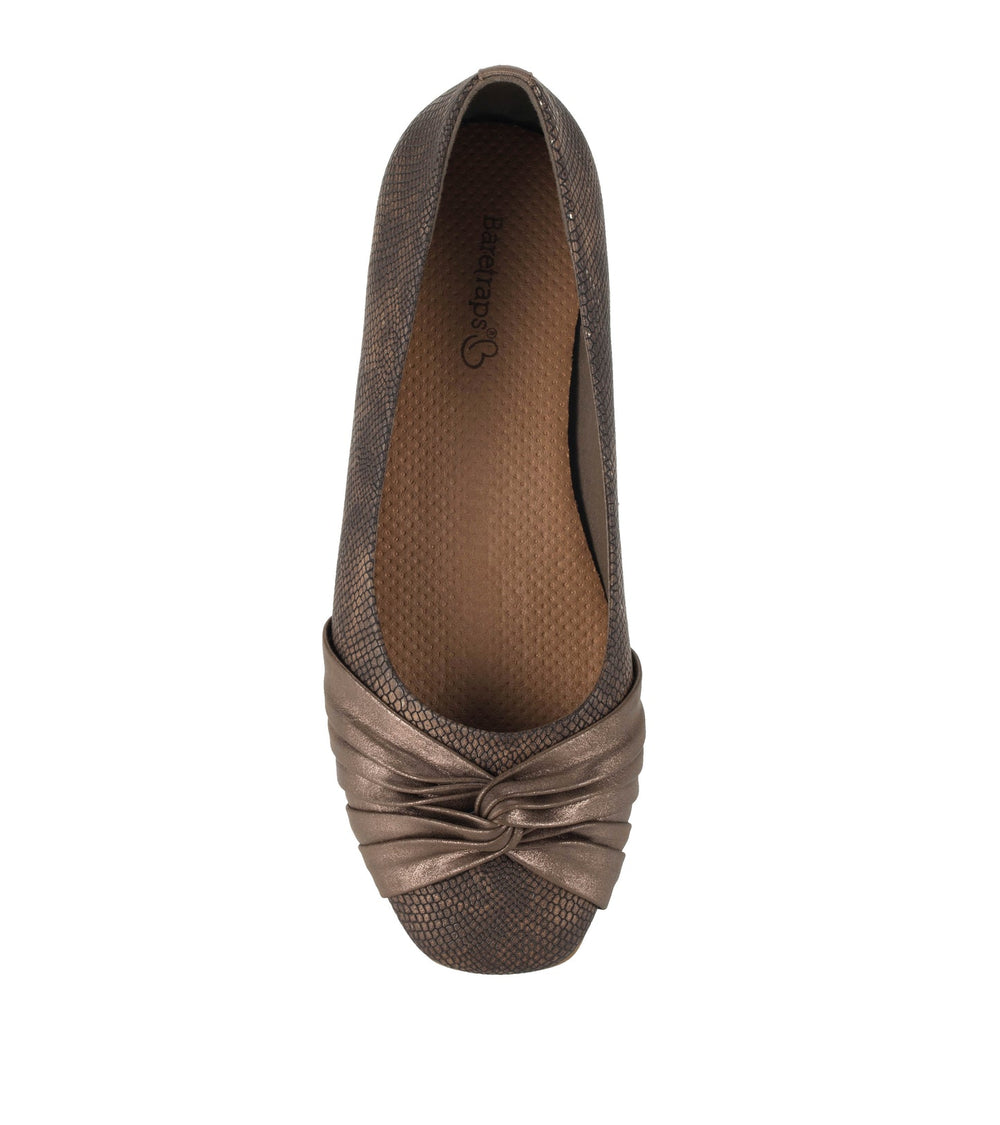 Chainey Casual Flat Taupe Metallic - Women