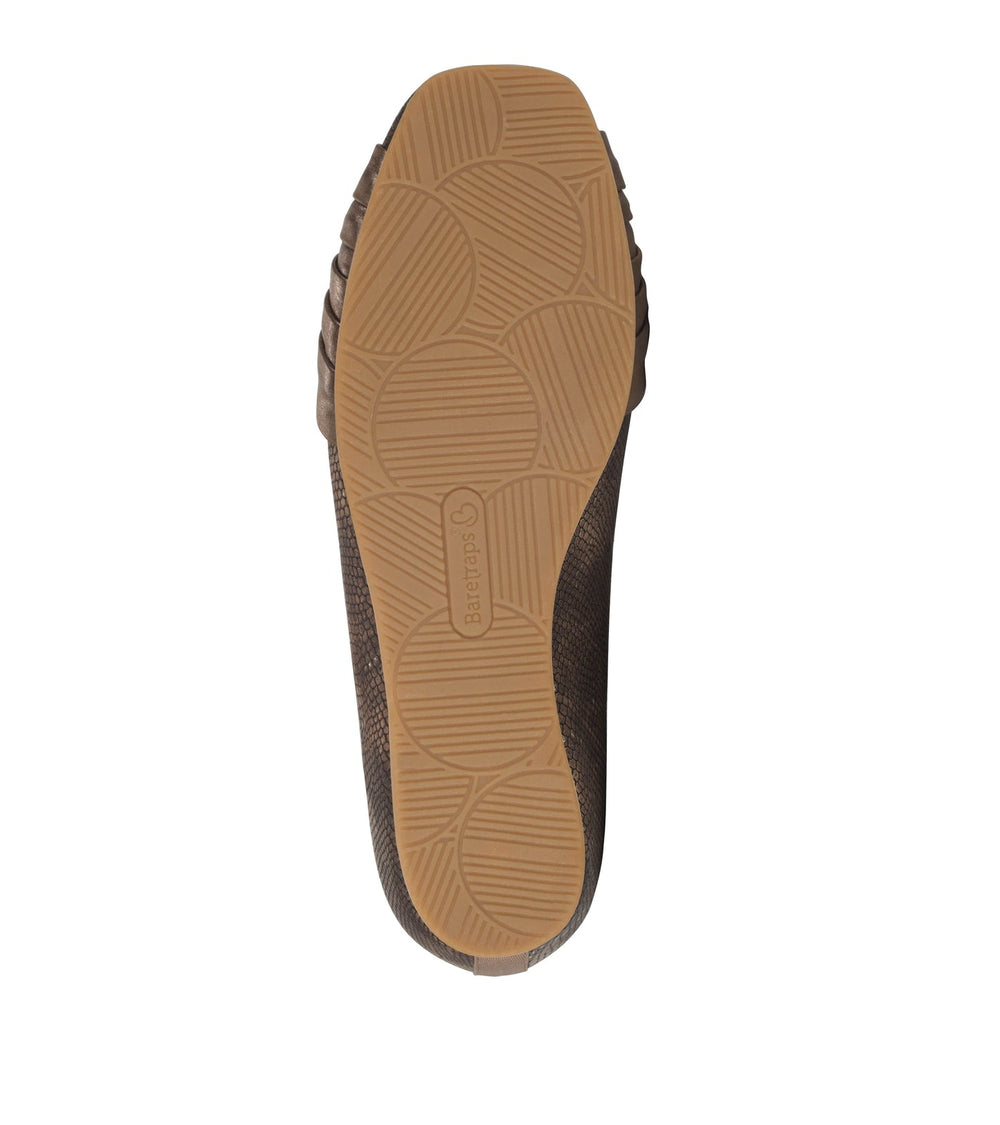 Chainey Casual Flat Taupe Metallic - Women