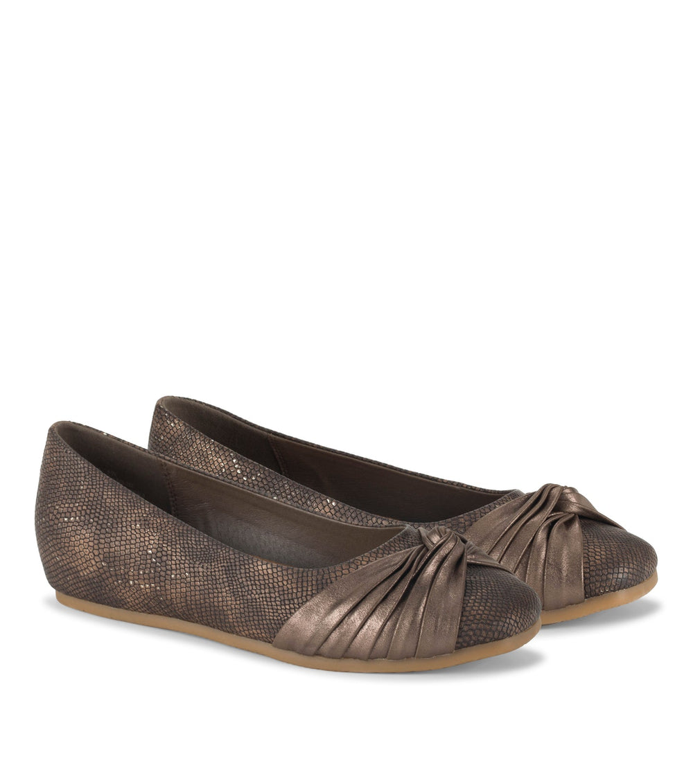 Chainey Casual Flat Taupe Metallic - Women