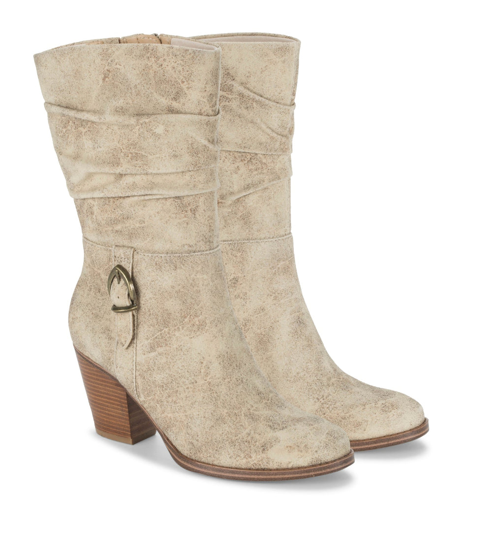 Cheyenne Mid Calf Boot Cream - Women