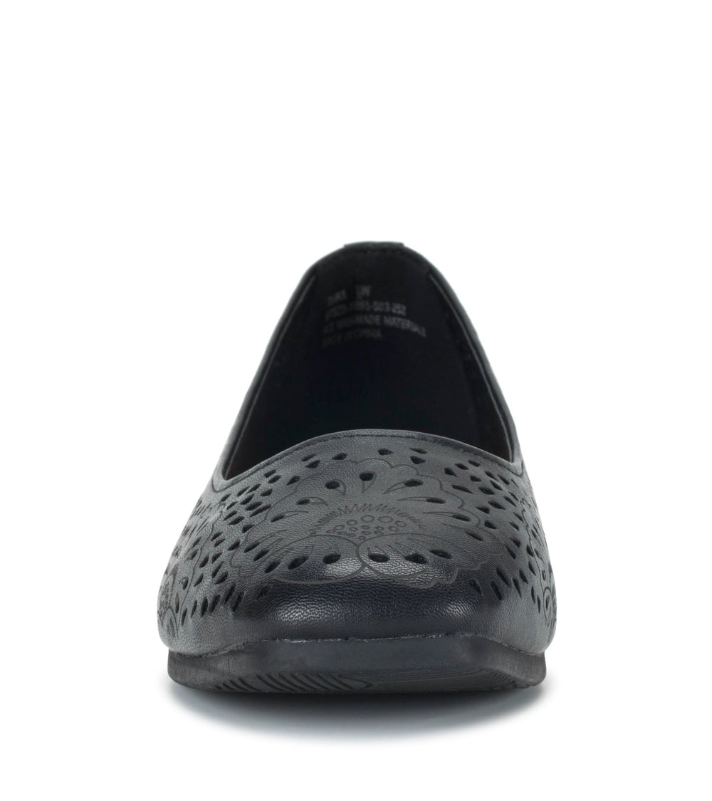 Chika Casual Flat Black - Women