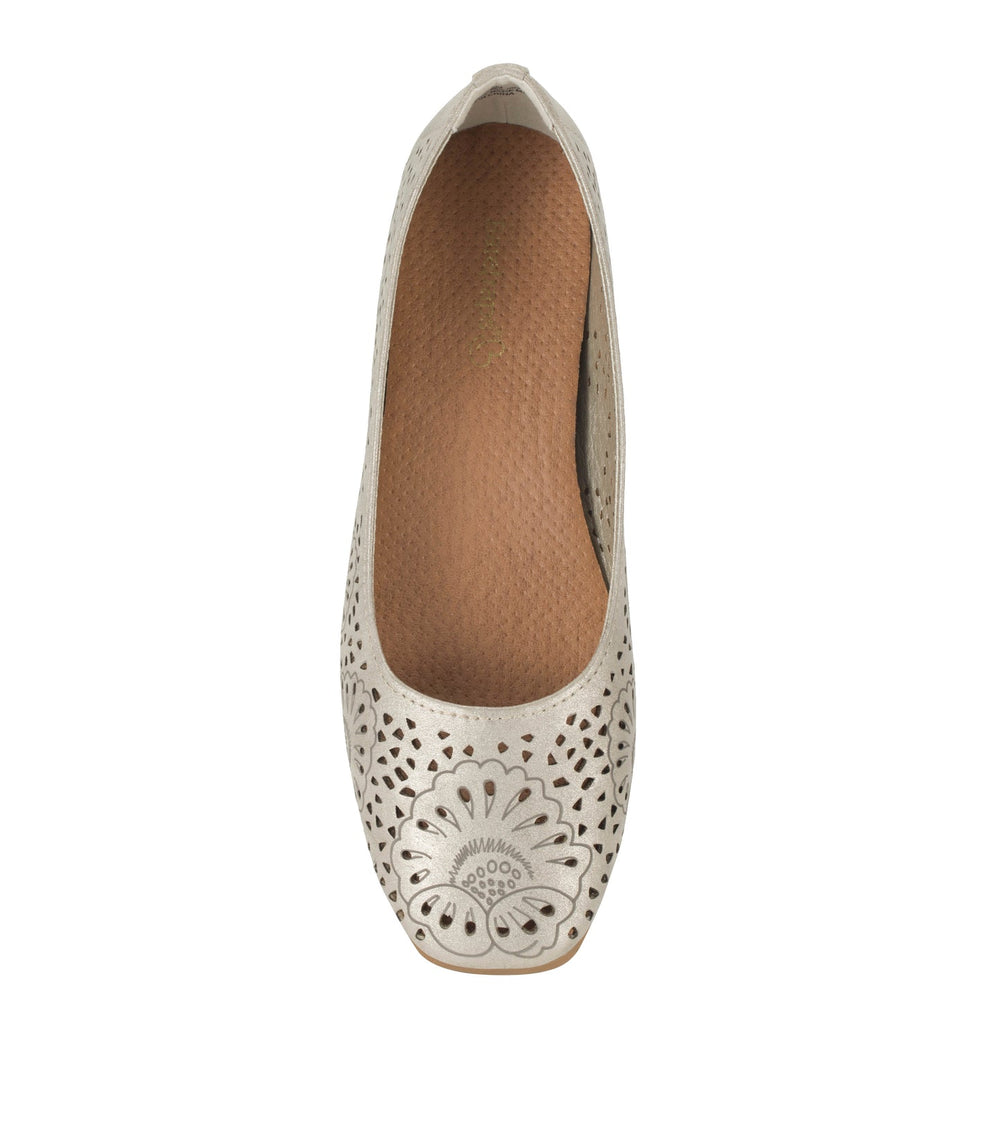 Chika Casual Flat Champagne - Women