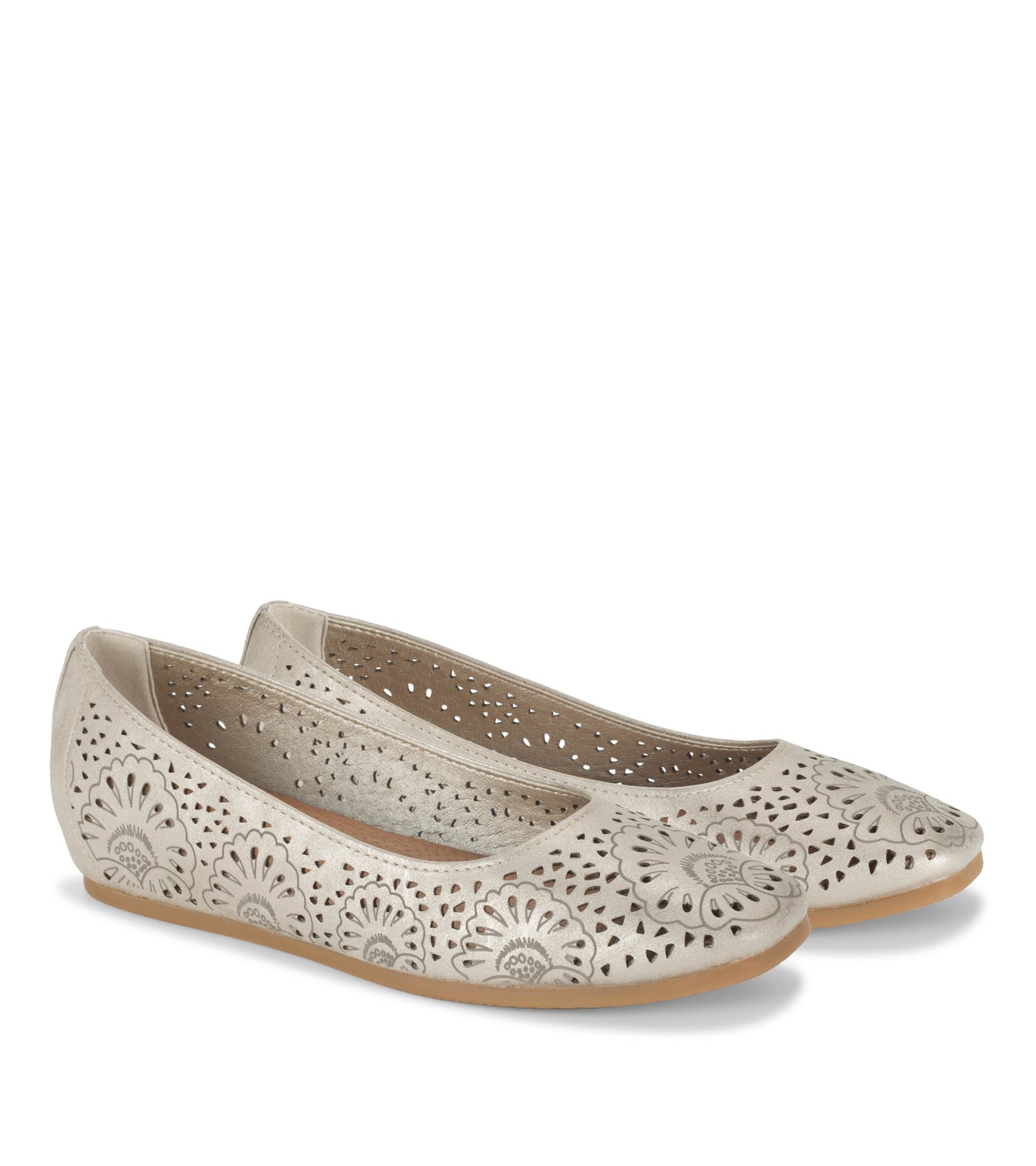 Chika Casual Flat Champagne - Women