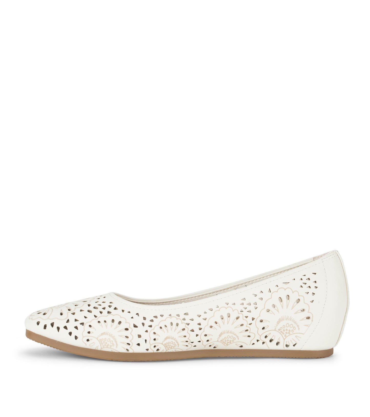 Chika Casual Flat Cream - Women