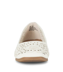 Chika Casual Flat Cream - Women