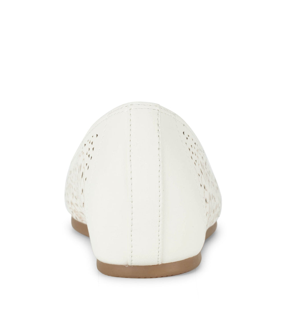 Chika Casual Flat Cream - Women
