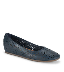 Chika Casual Flat Navy Blue - Women