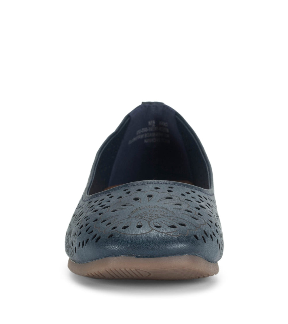 Chika Casual Flat Navy Blue - Women
