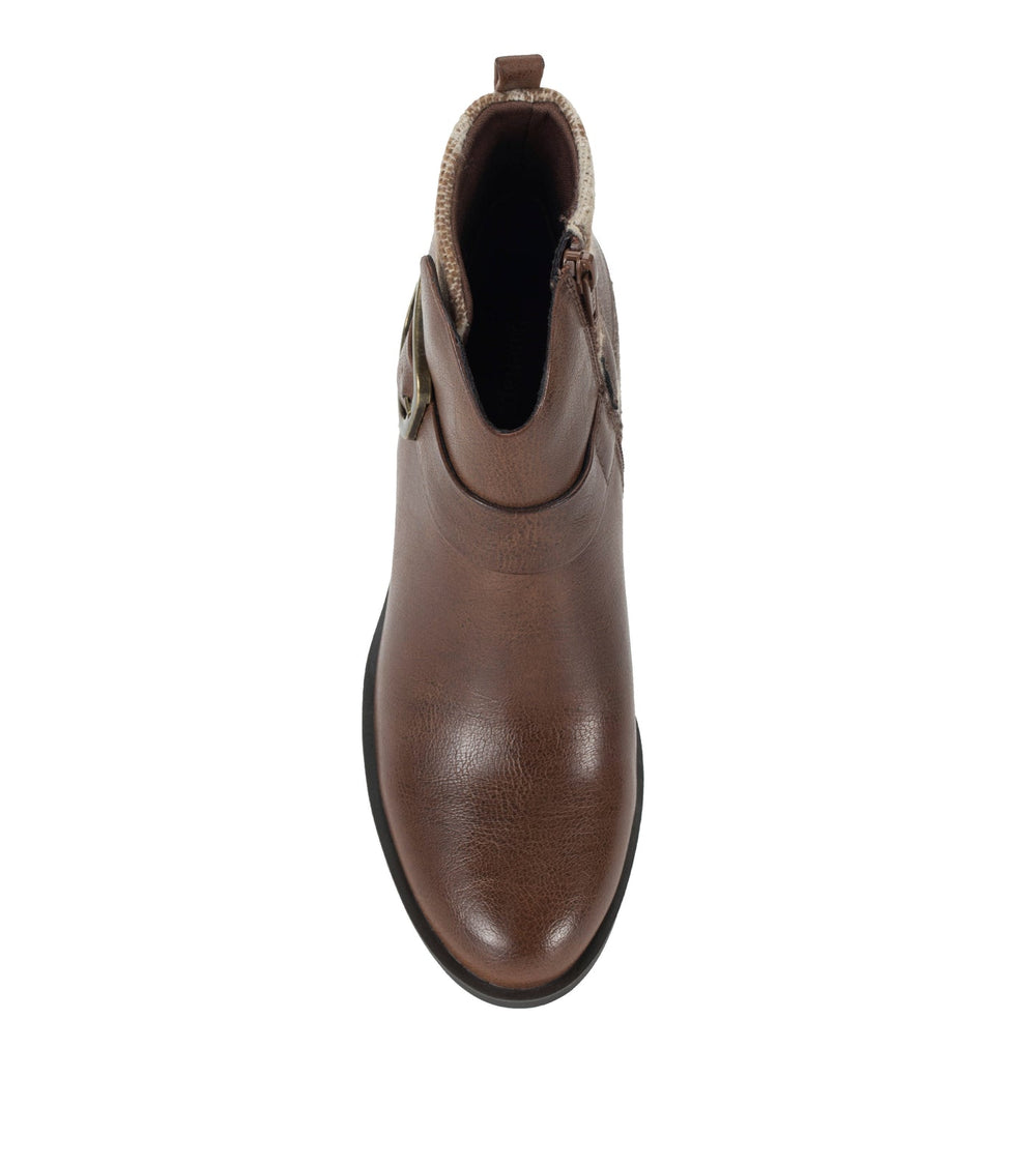 Colorado Block Heel Bootie Dark Brown - Women