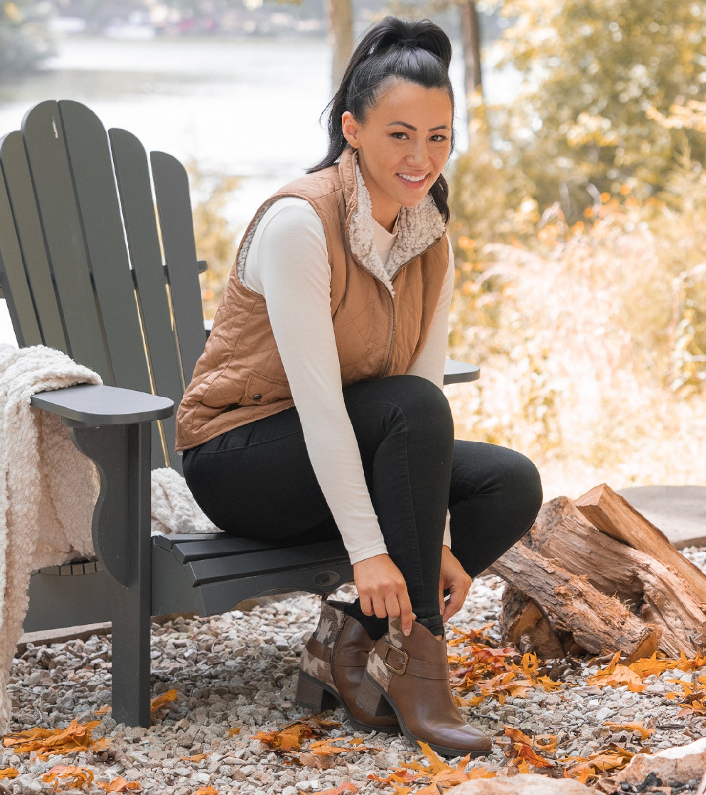 Colorado Block Heel Bootie Dark Brown - Women