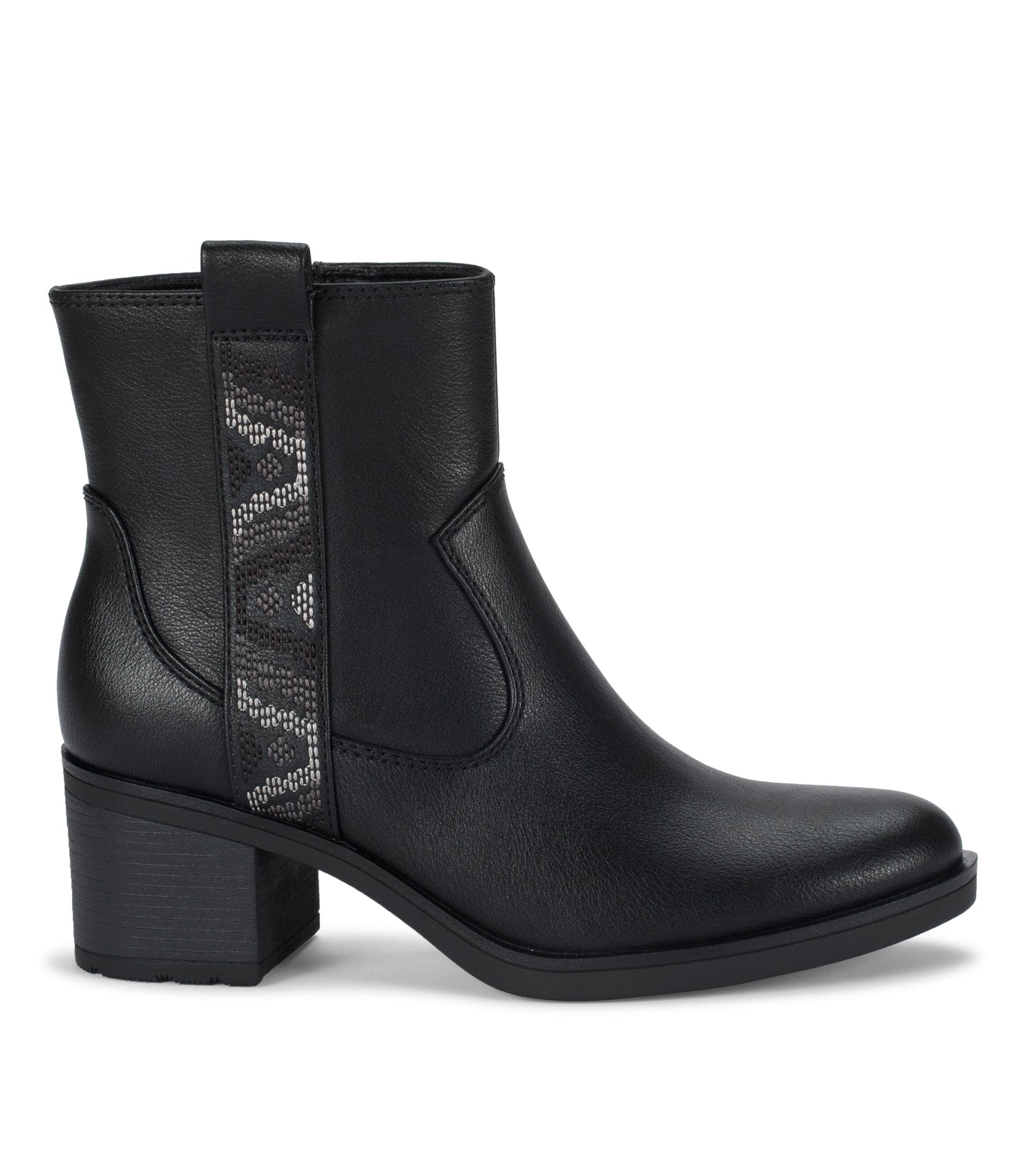 Covina Block Heel Bootie Black - Women