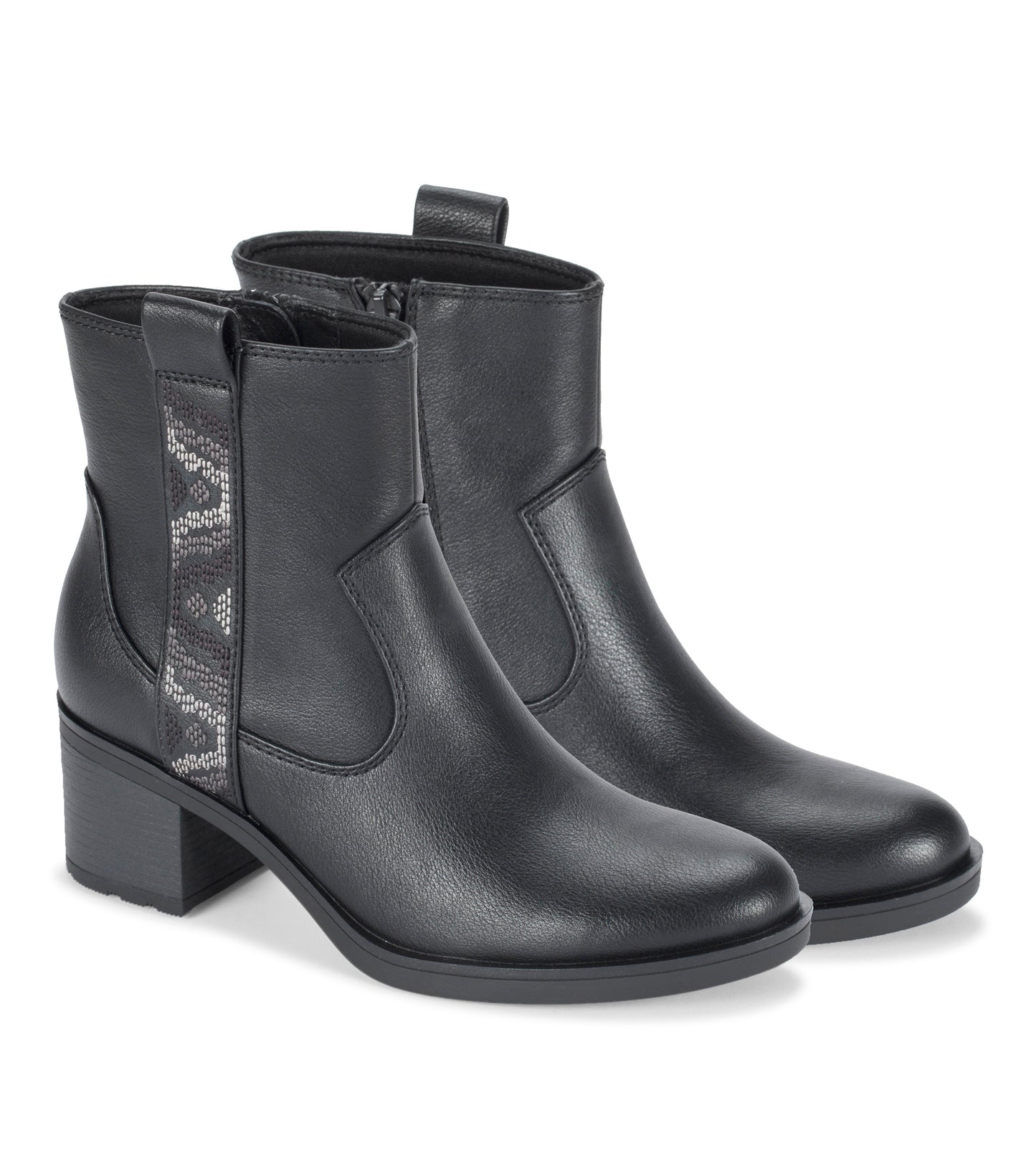 Covina Block Heel Bootie Black - Women
