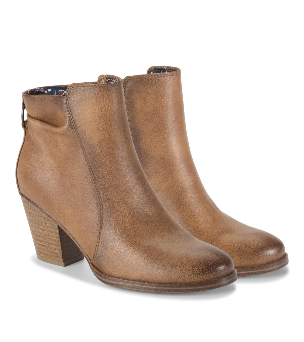 Crystal Block Heel Bootie Auburn - Women
