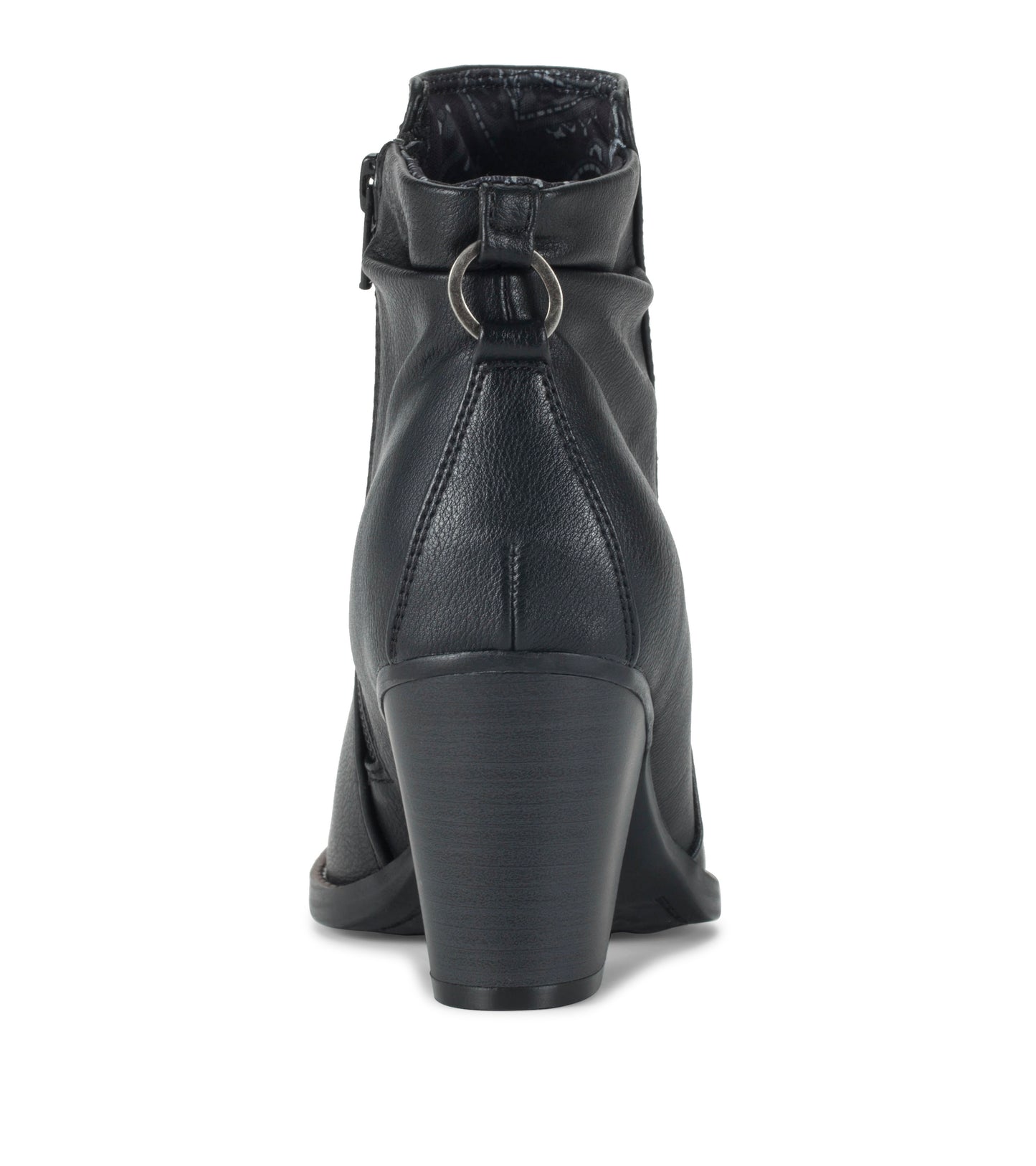 Crystal Block Heel Bootie Black - Women
