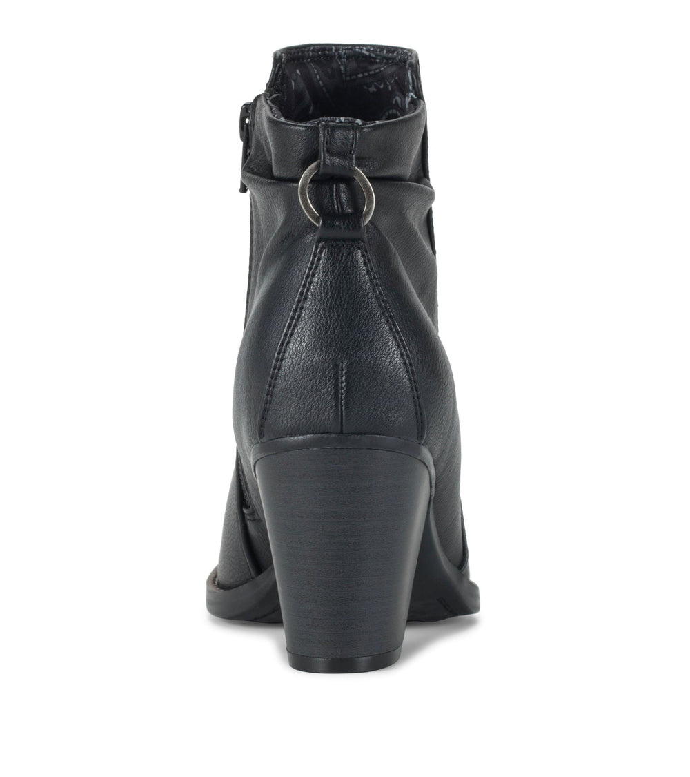 Crystal Block Heel Bootie Black - Women