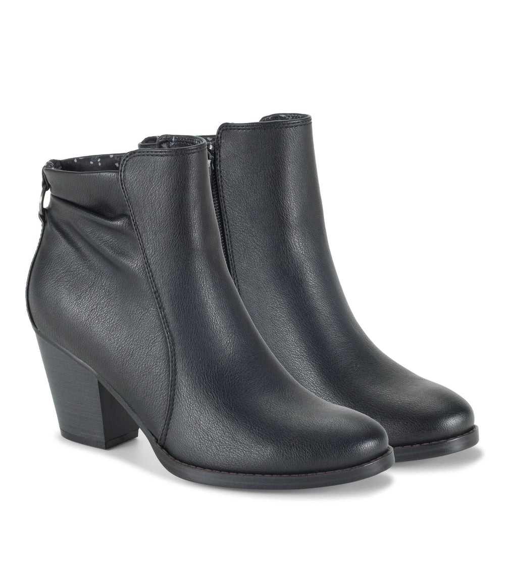 Crystal Block Heel Bootie Black - Women