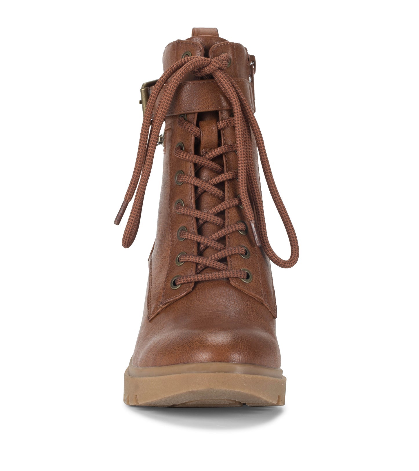 Dani Lace Up Boot Cognac - Women