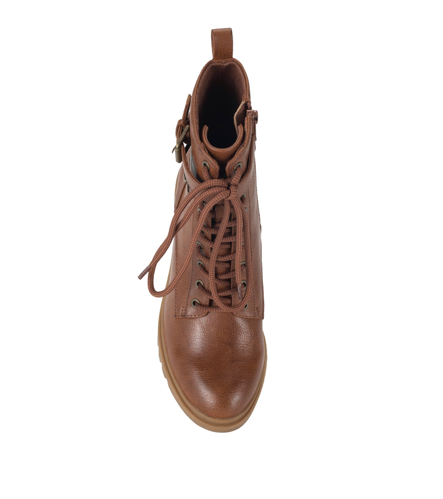 Dani Lace Up Boot Cognac - Women