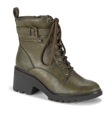 Dani Lace Up Boot Dark Jade - Women