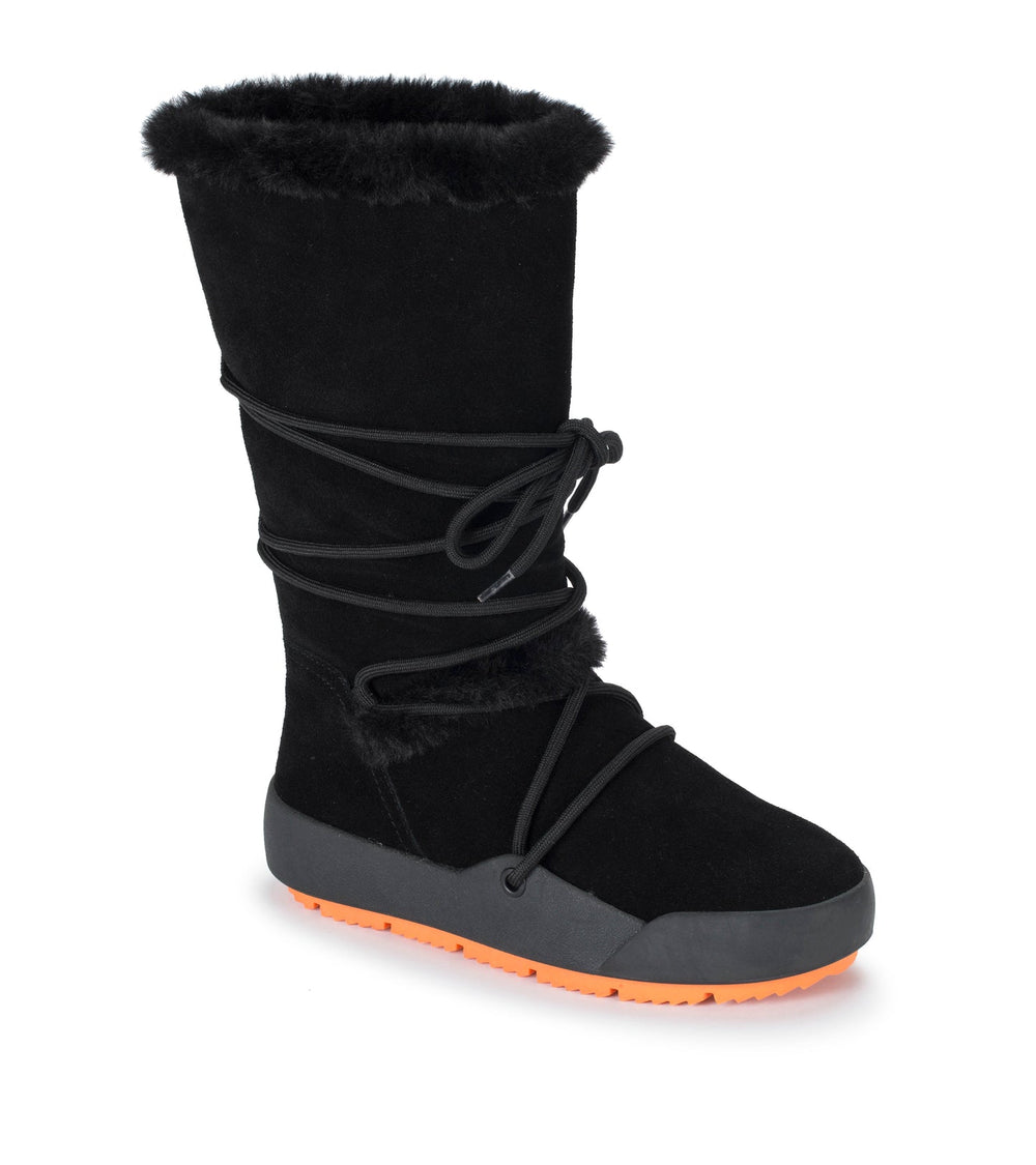 Danney Cold Weather Boot Black Suede - Women