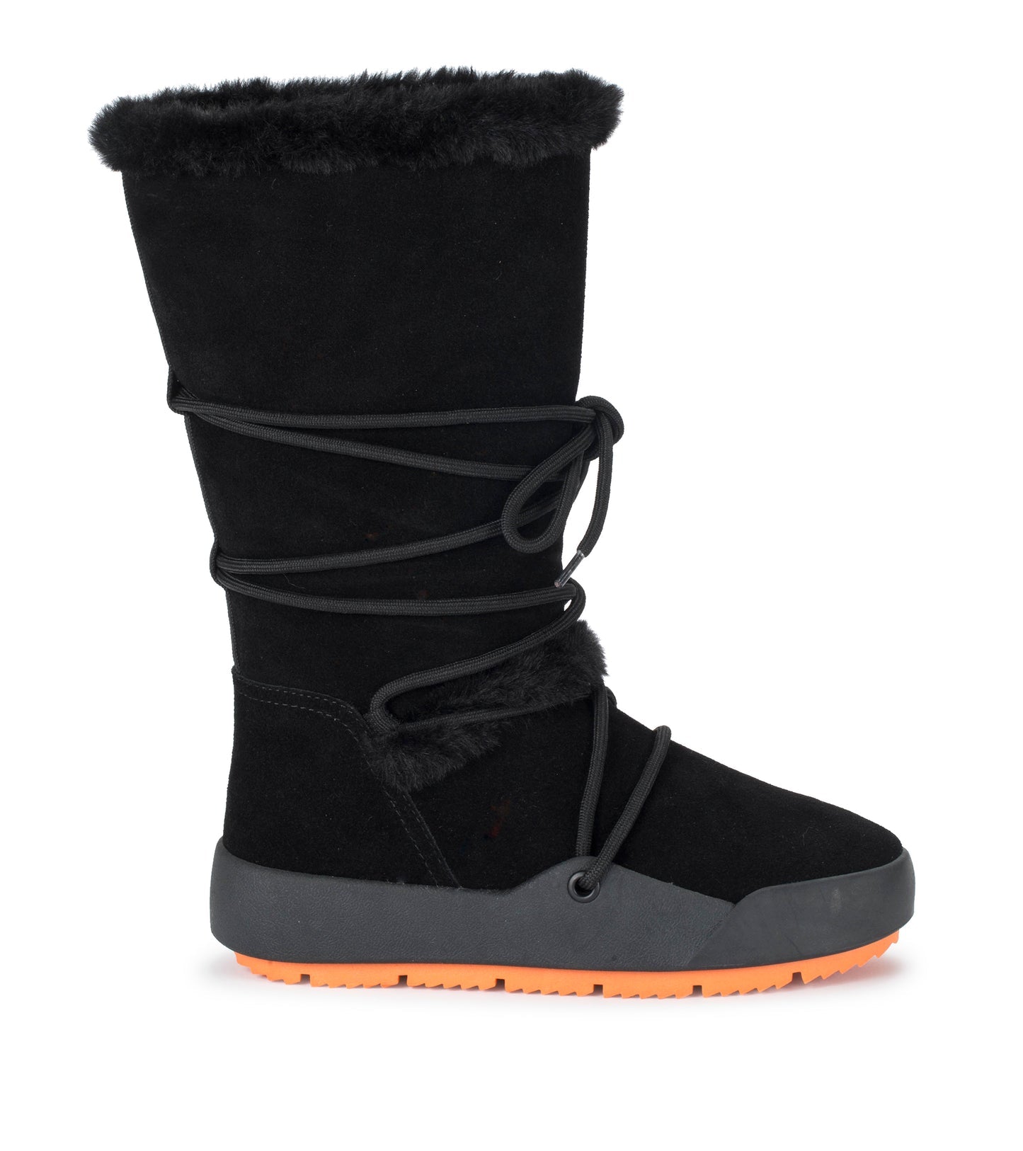 Danney Cold Weather Boot Black Suede - Women
