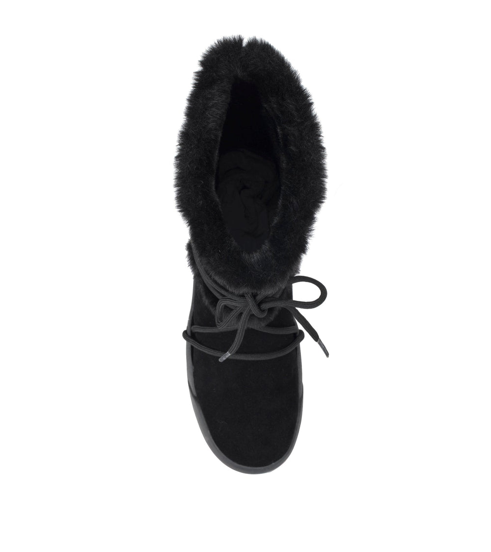 Danney Cold Weather Boot Black Suede - Women